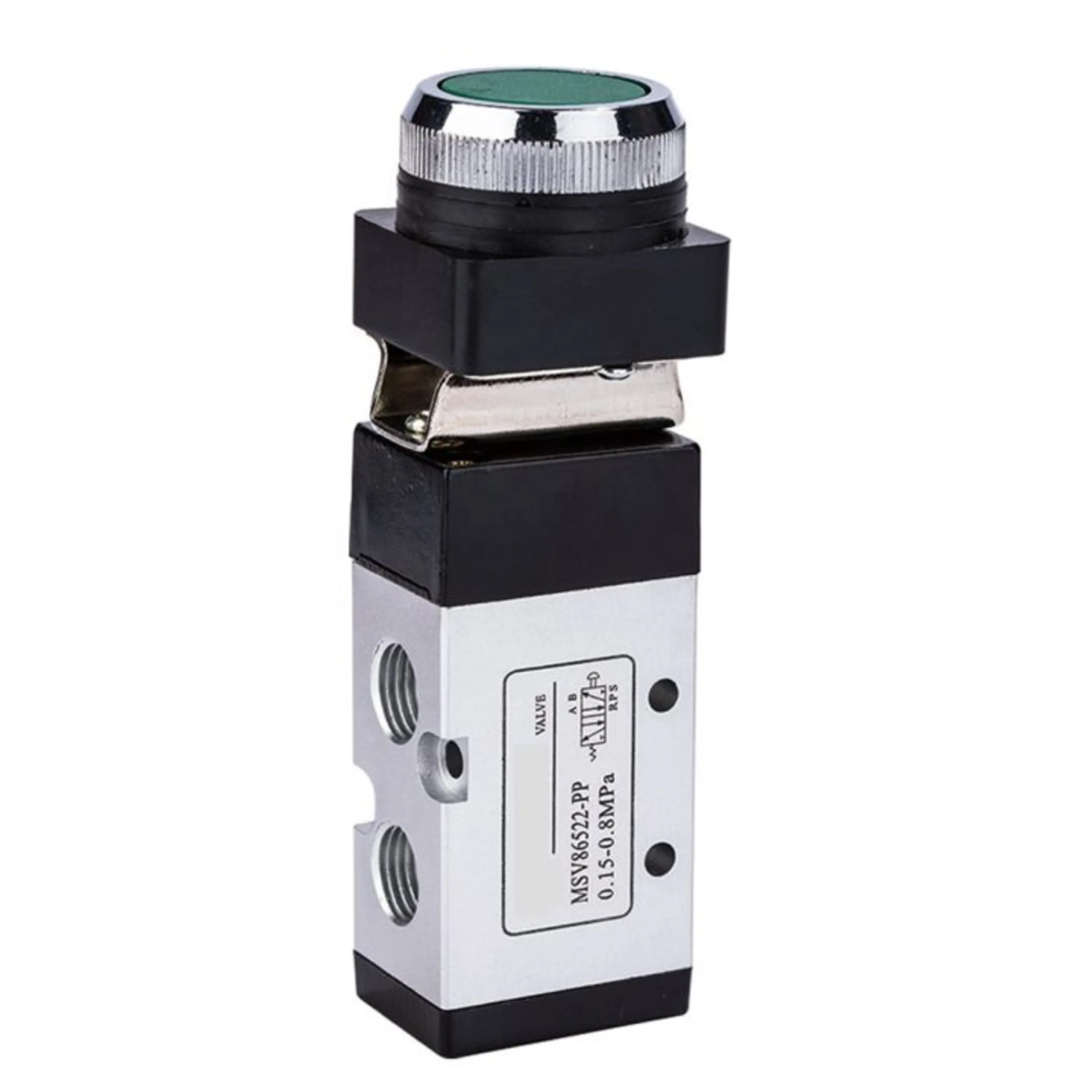 شیر میکانیکی فشاری 2-3 ایرکنترل Aircontrol سایز 1/4