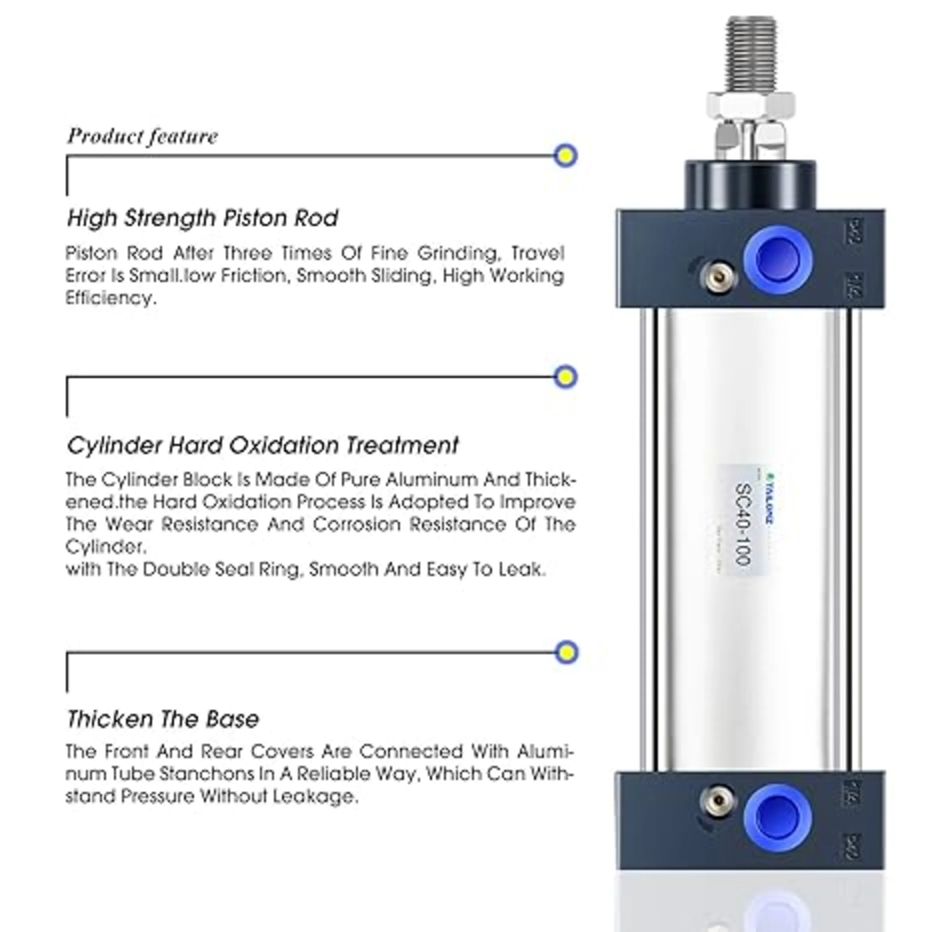 جک چهارگوش ایرکنترل Aircontrol سایز 100×40