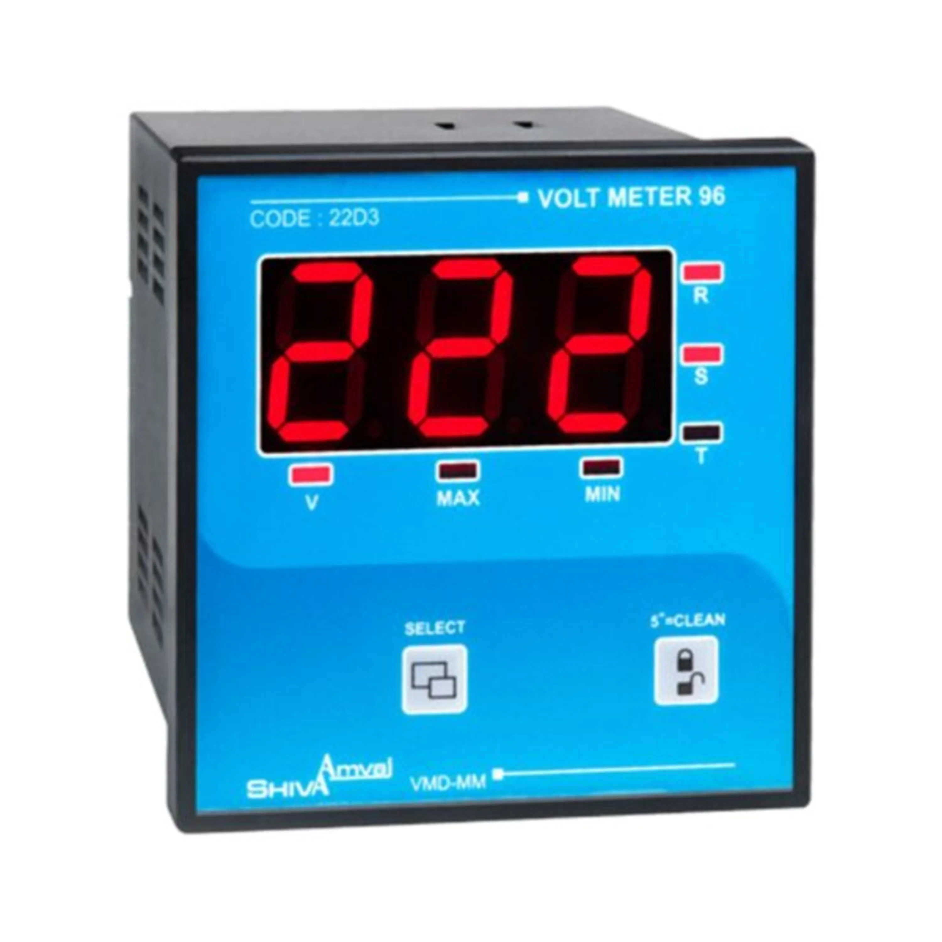 Shiva Amwaj 96 Digital Single Voltmeter Model VMD-MM