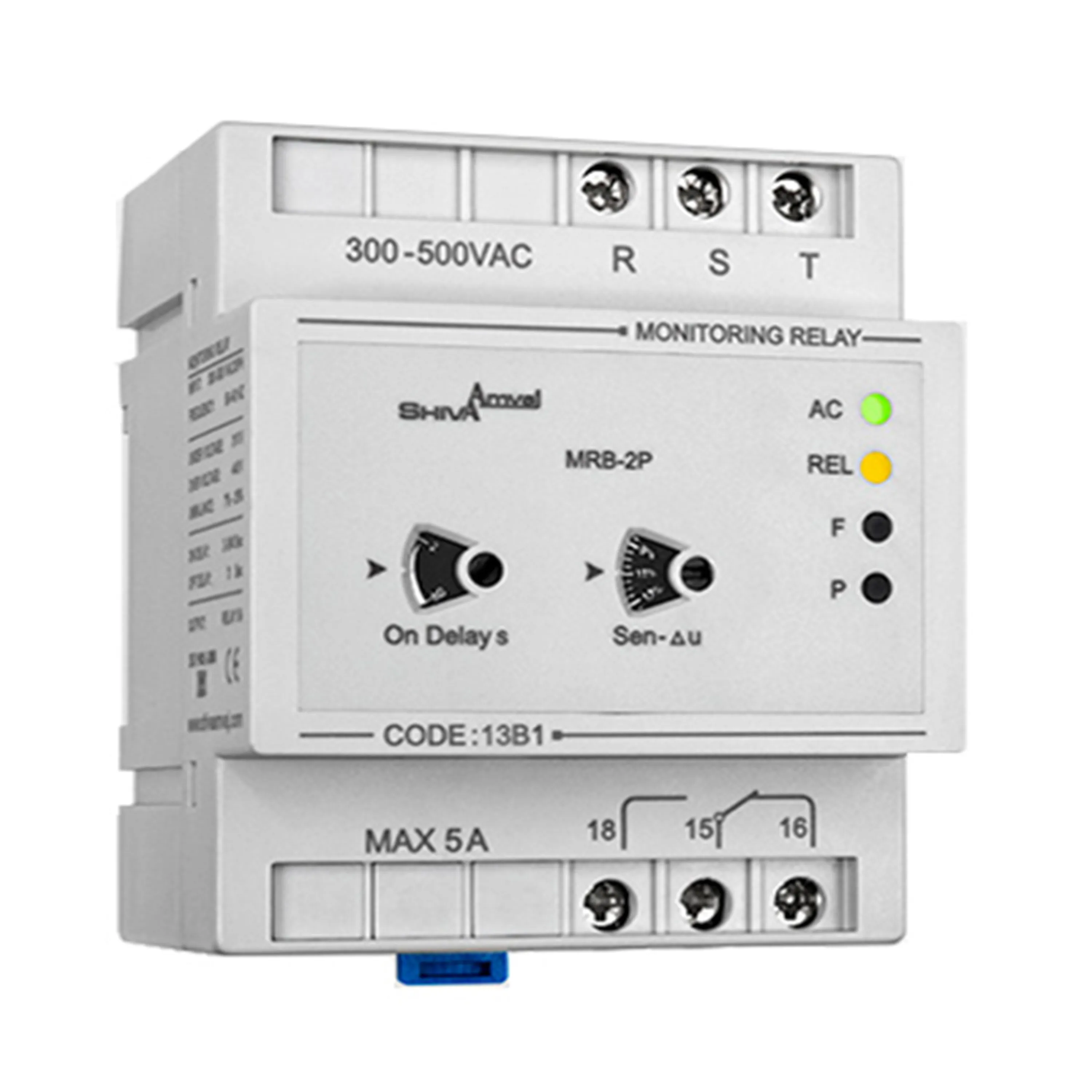 عکس کنترل فاز بدون نول شیوا امواج MRB-2P محافظ تجهیزات الکتریکی