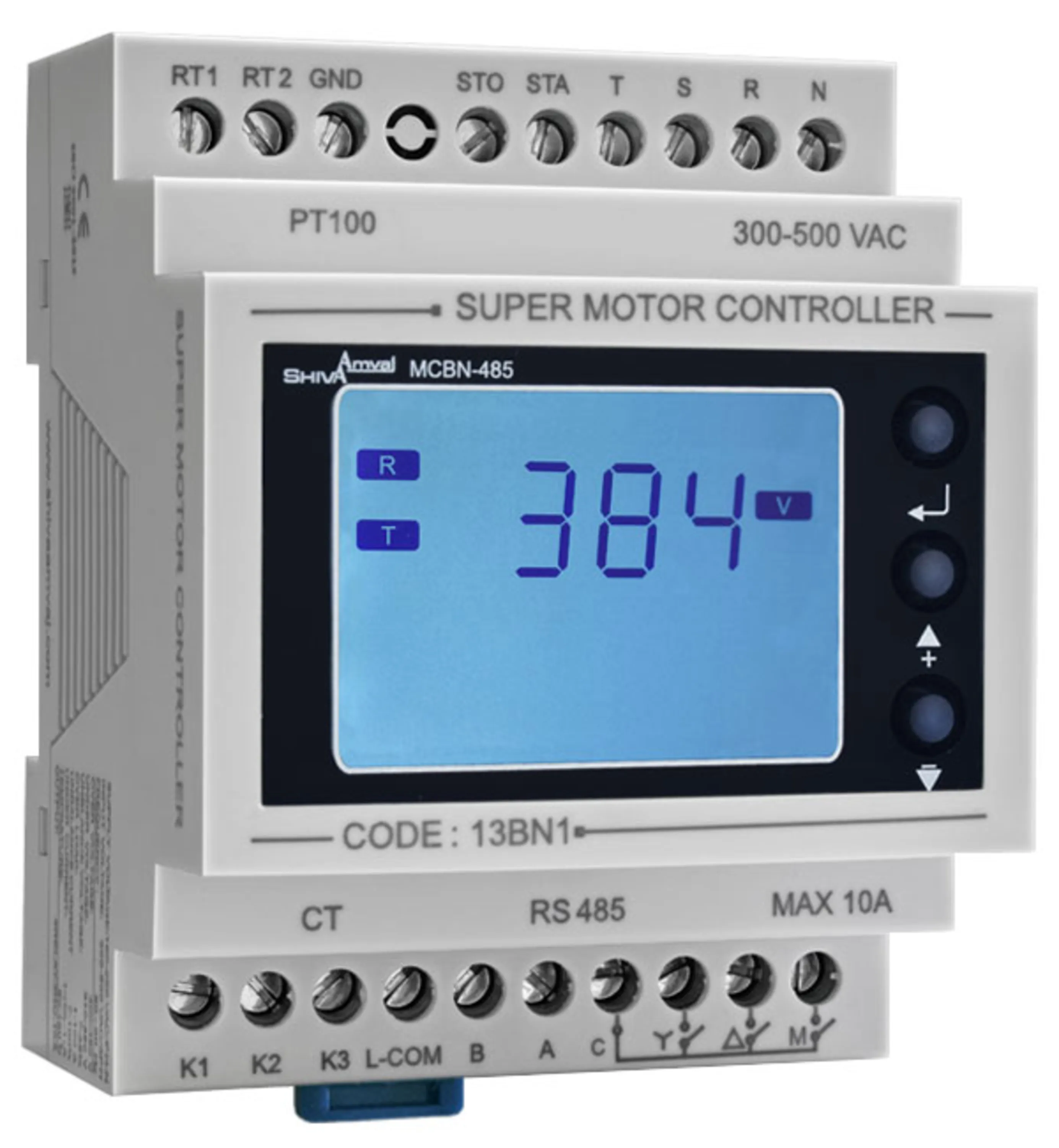 کنترل موتور شیوا امواج MCBN-485 مناسب تابلو برق صنعتی با RS485