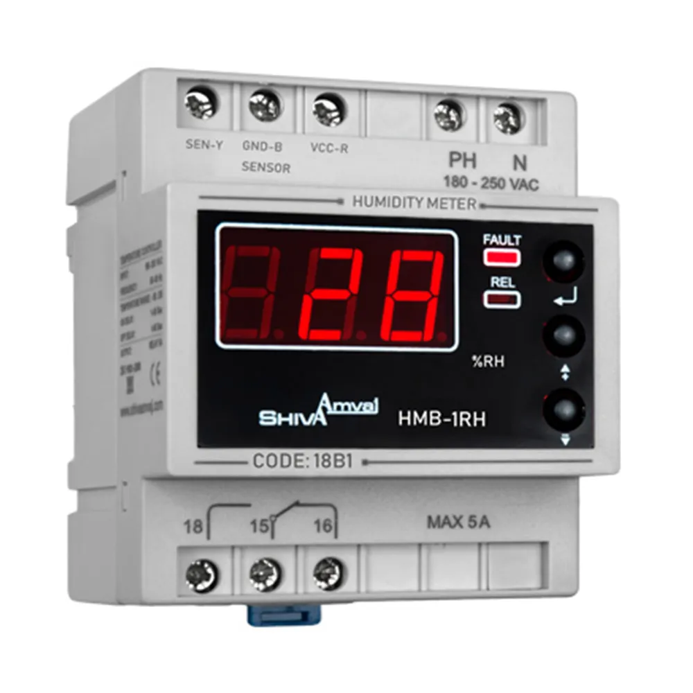 رطوبت سنج با سنسور شیوا امواج مدل HMB-1RH