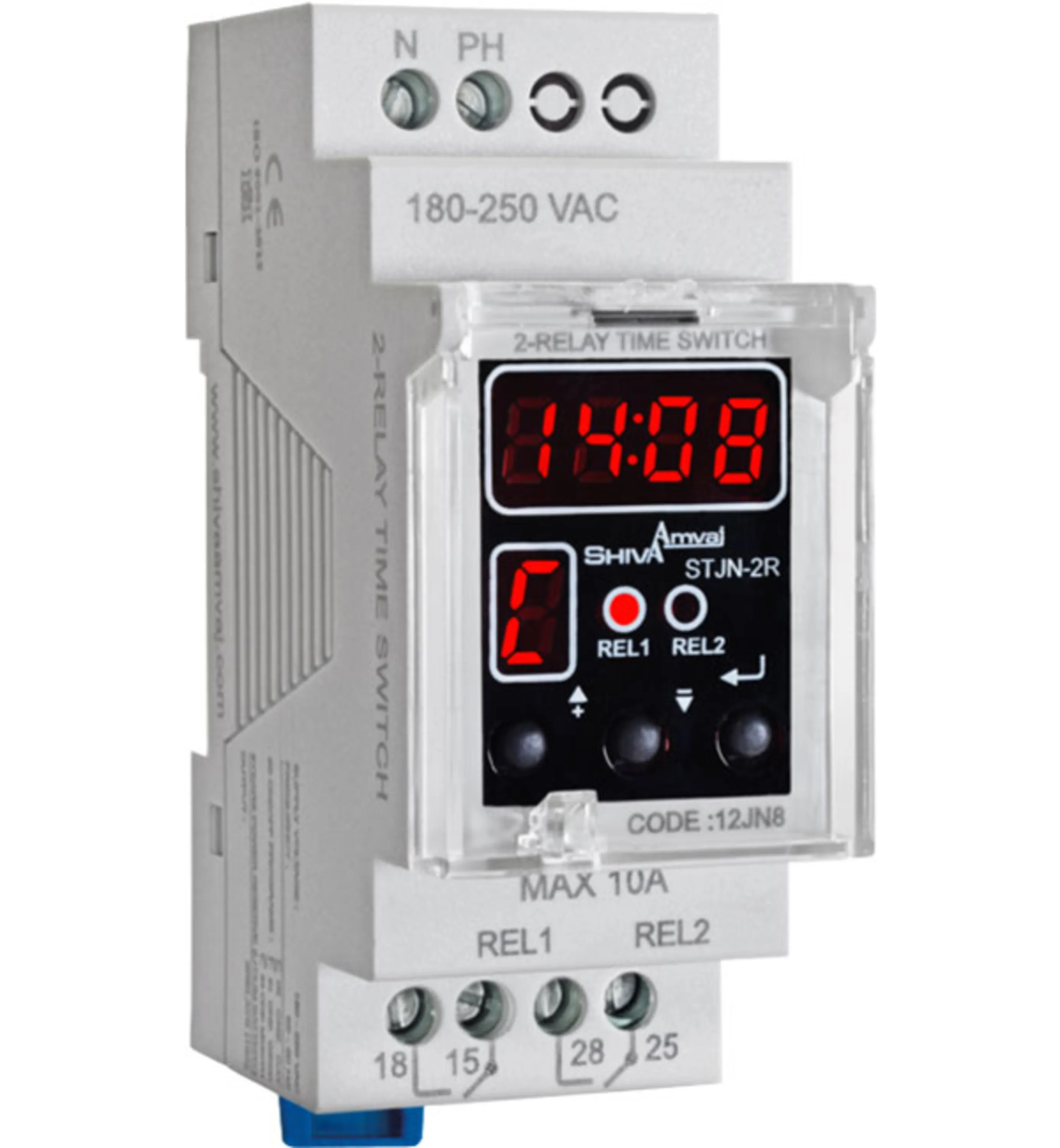 ساعت فرمان دو رله ای (سری N) شیوا امواج مدل TSJN-2R
