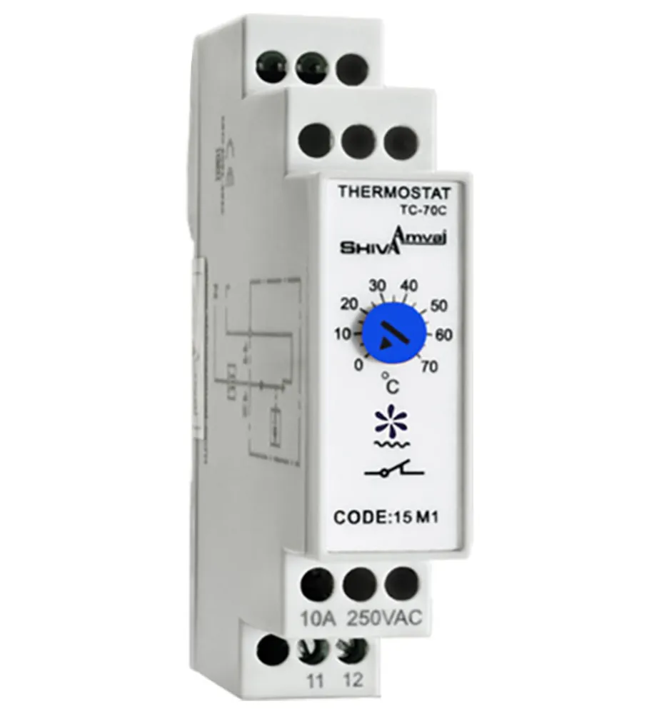 ترموستات تابلویی فن (سریM) شیوا امواج مدل TC-70C