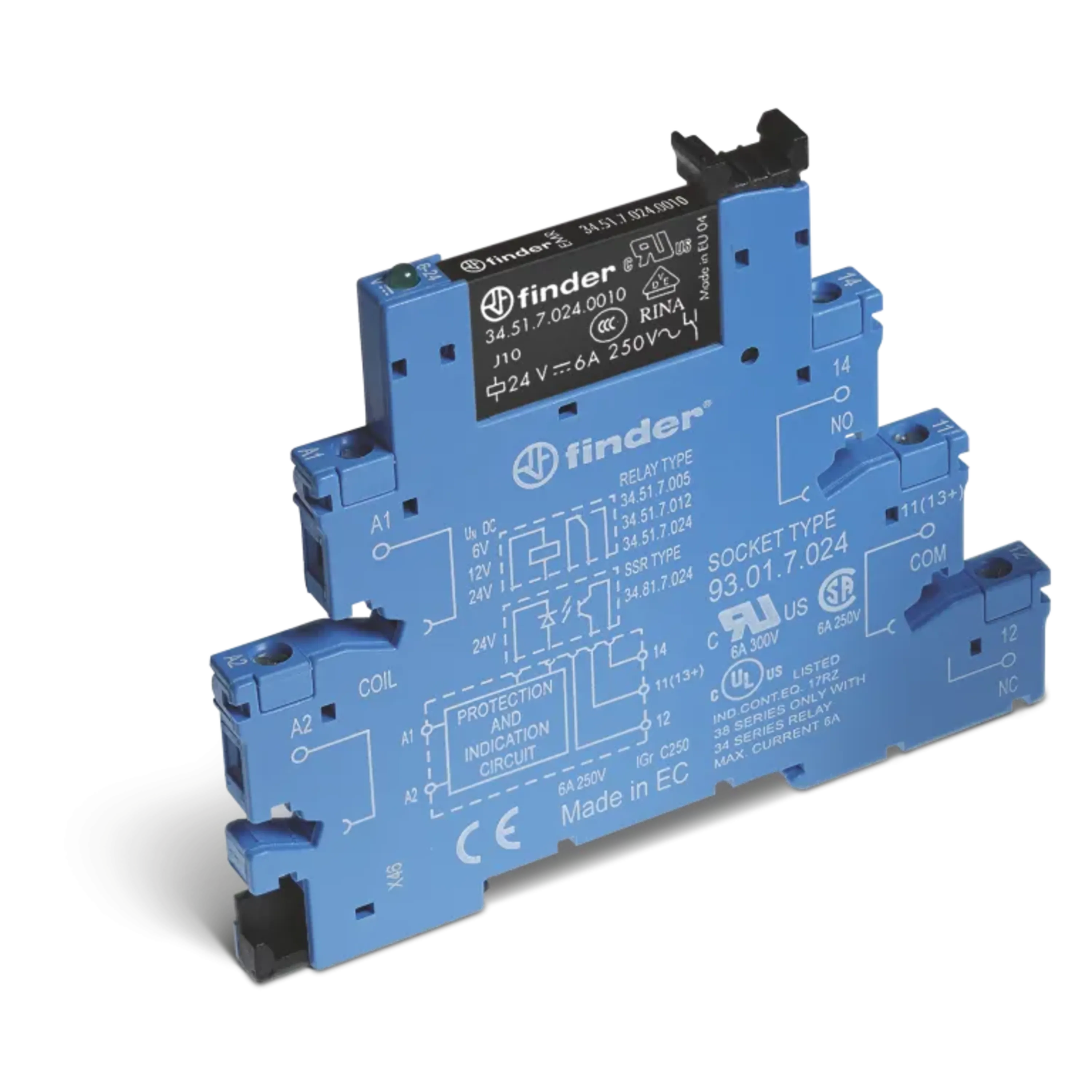 ماژول رله PLC ولت 240 AC یک کنتاکت فیندر چنج اور با شناسه فنی 385182400060 ماژول رله PLC ولت 240 AC یک کنتاکت فیندر چنج اور با شناسه فنی 385182400060
