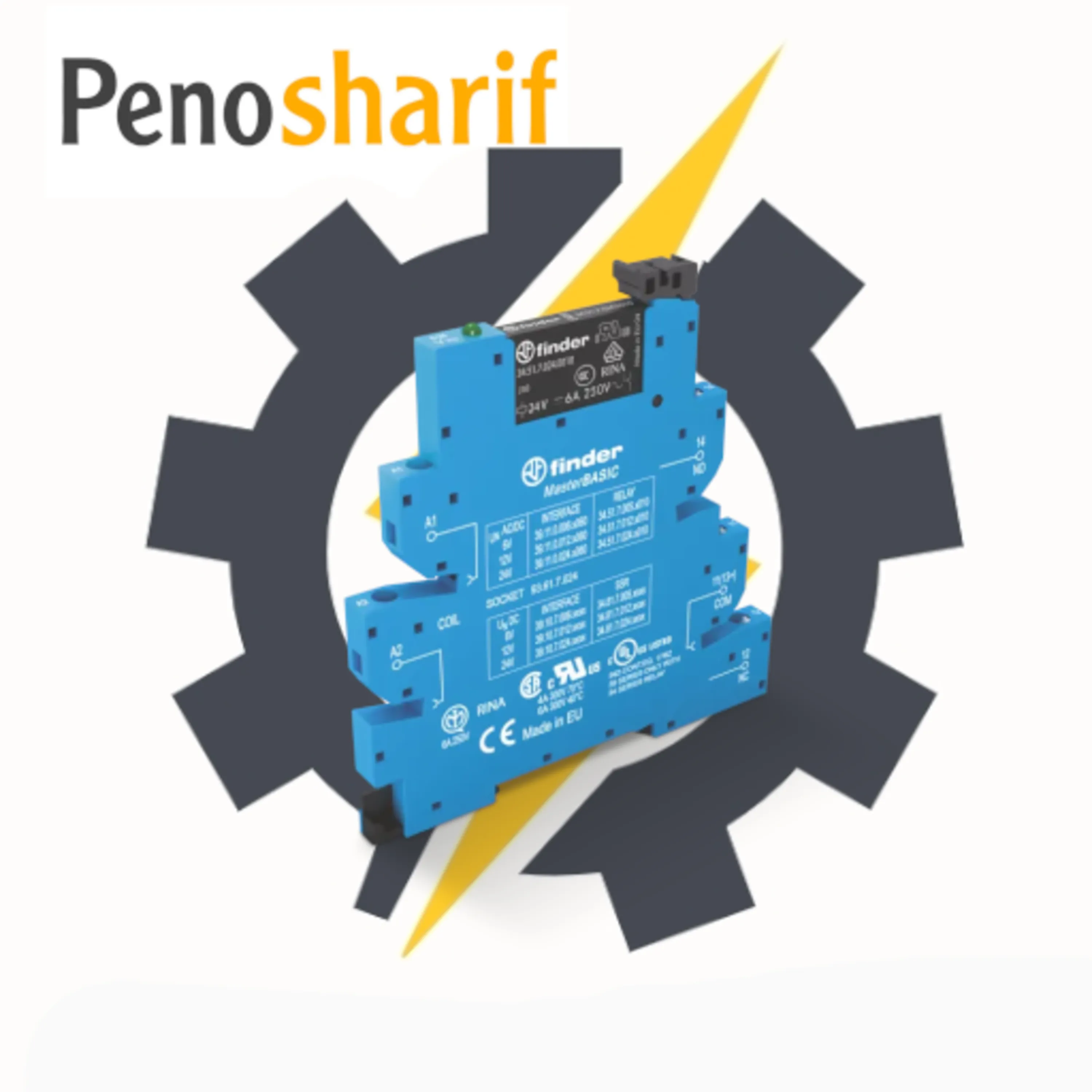 ماژول رله PLC ولت 12 DC/AC یک کنتاکت چنج اور فیندر با کد شناسه 391100120060 ماژول رله PLC ولت 12 DC/AC یک کنتاکت چنج اور فیندر با کد شناسه 391100120060
