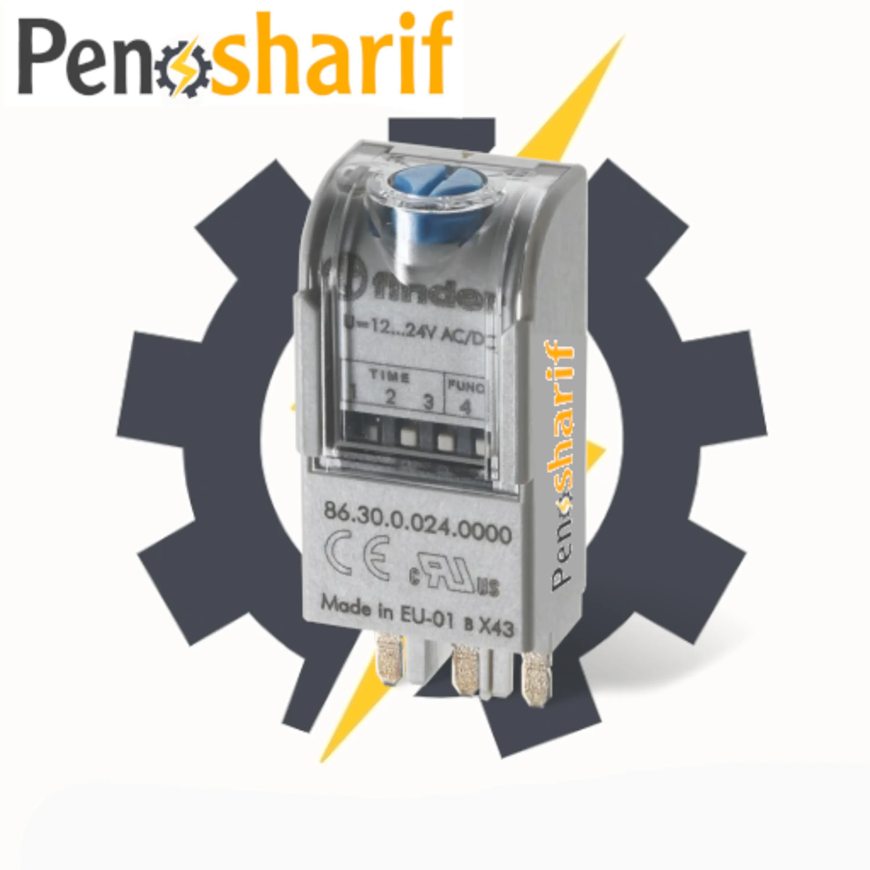 تایمر فیندر مولتی فانکشن مونو ولتاژ قابل نصب روی سوکت با شناسه فنی 863082400000