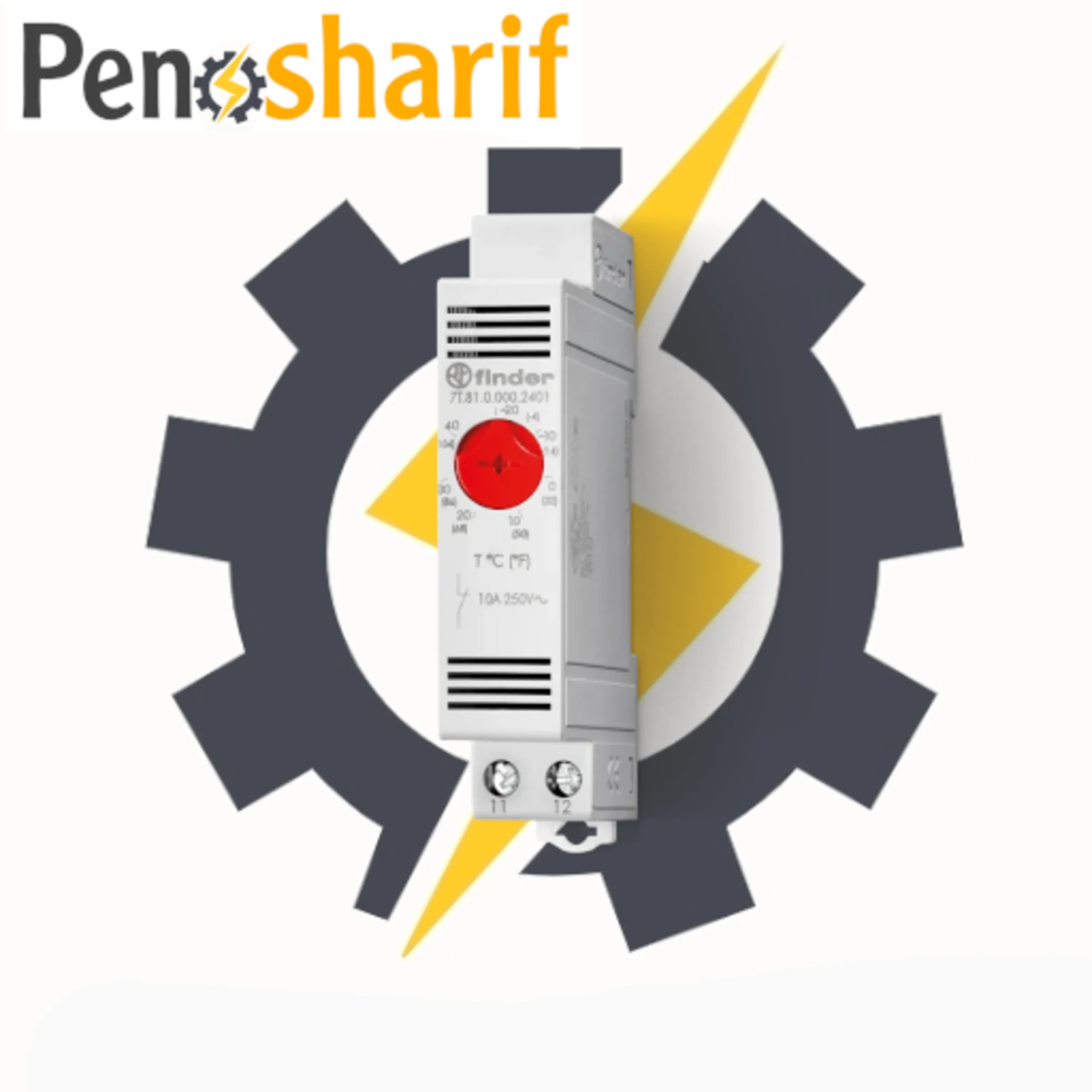 ترموستات فیندر  0 تا 60 درجه فن با شناسه فنی  7T8100002303