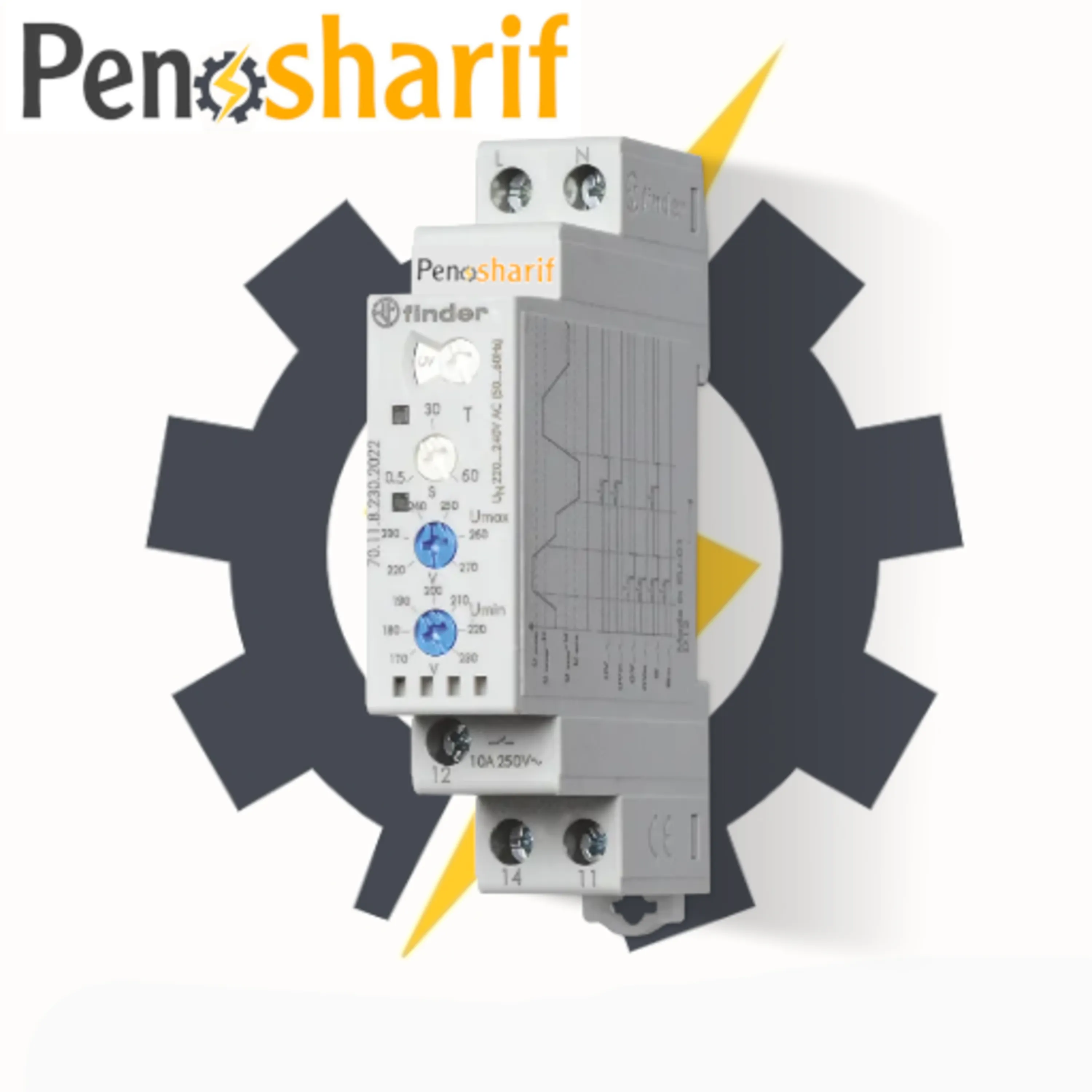 کنترل فاز فیندر برای کنترل ولتاژ تک فاز با شناسه فنی 701182302022