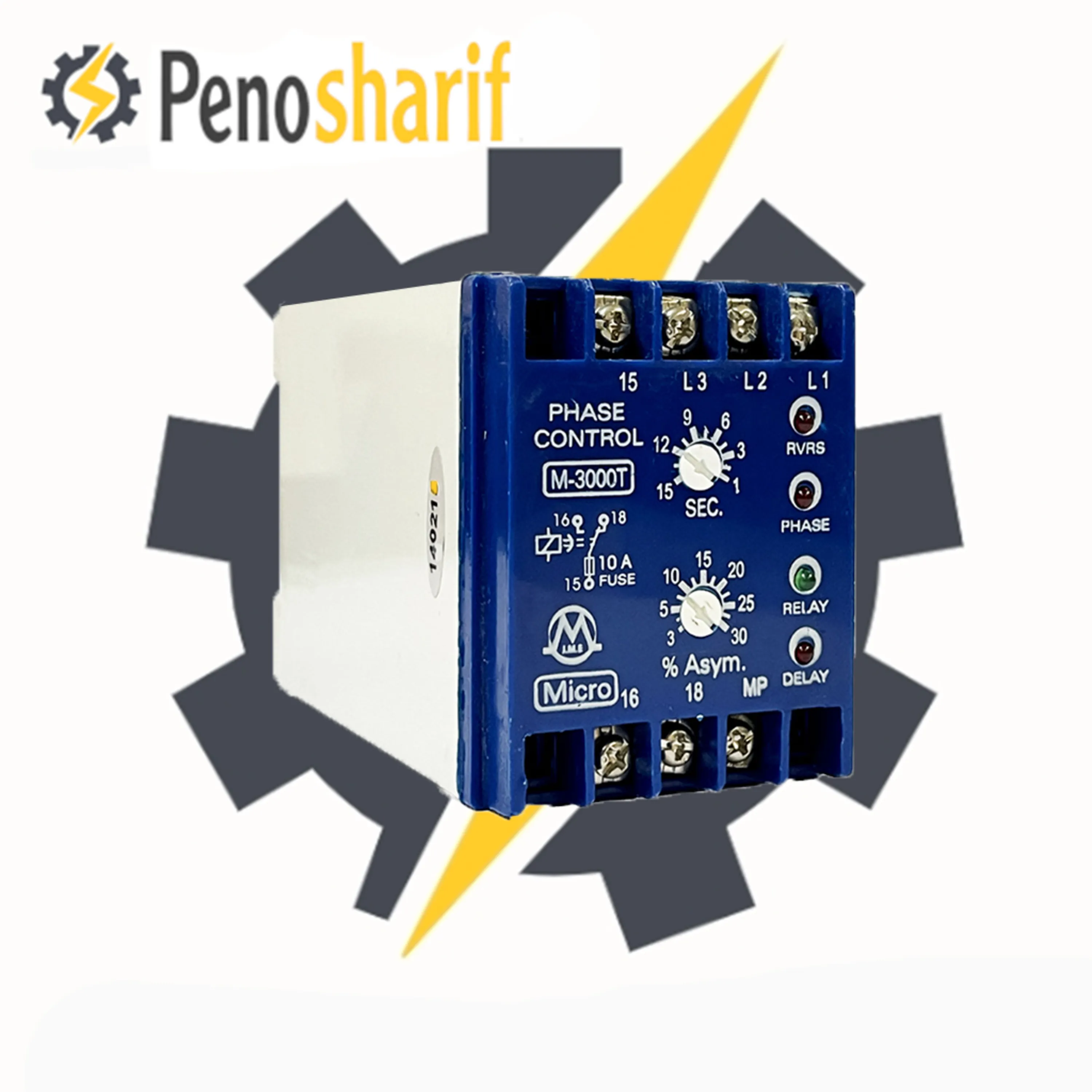 رله کنترل فاز با منبع تغذیه ترانسی میکرومکس مدل 3000T رله کنترل فاز با منبع تغذیه ترانسی میکرومکس مدل 3000T