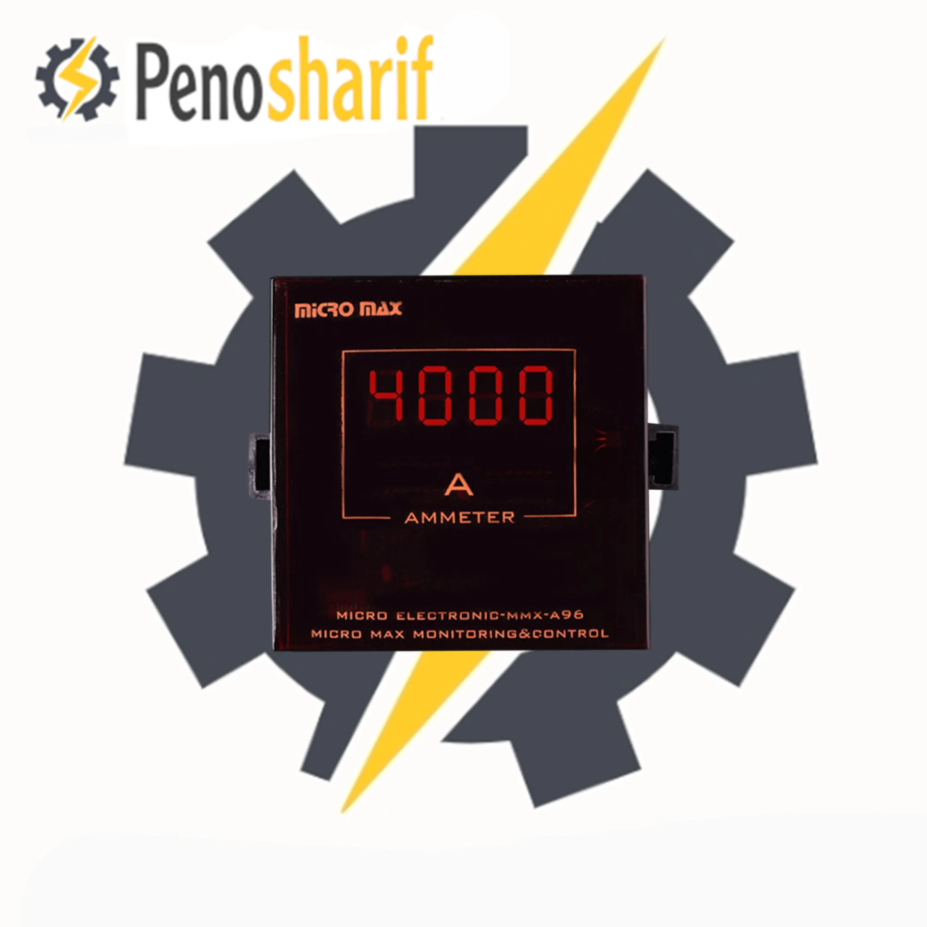 آمپر متر مولتی رنج میکرومکس 96*96 میکرو پروسسوری مدل MMX-A96