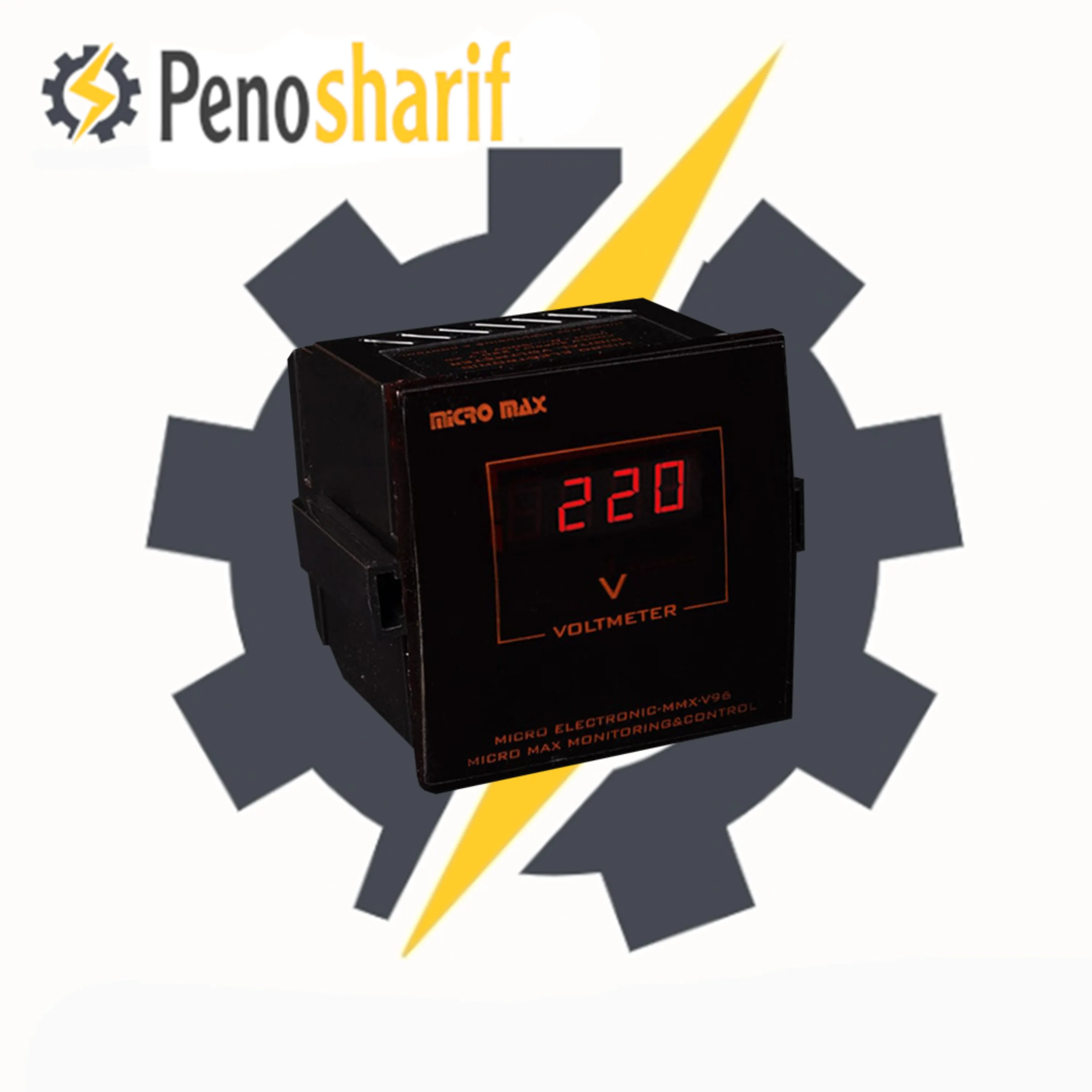 ولت متر دیجیتال تک فاز 96*96 میکرومکس مدل MMX-V96