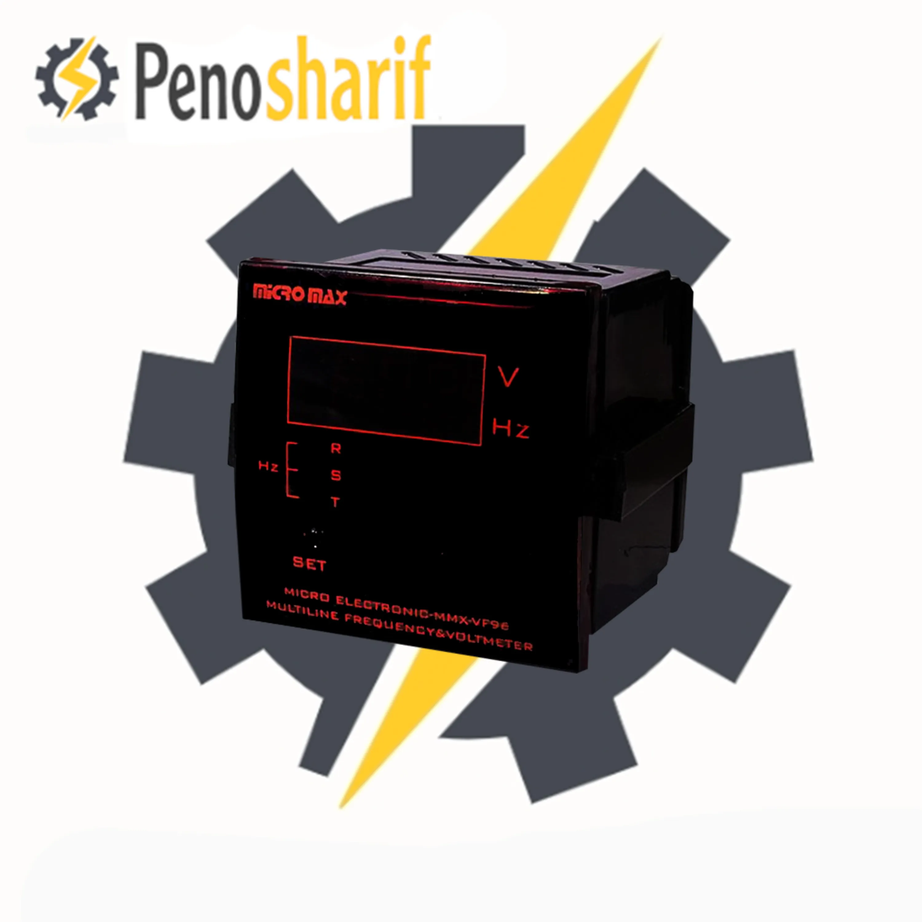 ولت متر سه فاز دیجیتال بهمراه فرکانس متر 96*96 میکرومکس مدل MMX-VF96