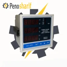 کنترل ولتاژ دیجیتال سه فاز تابلویی 96*96 میکرومکس مدل VLC-3PH