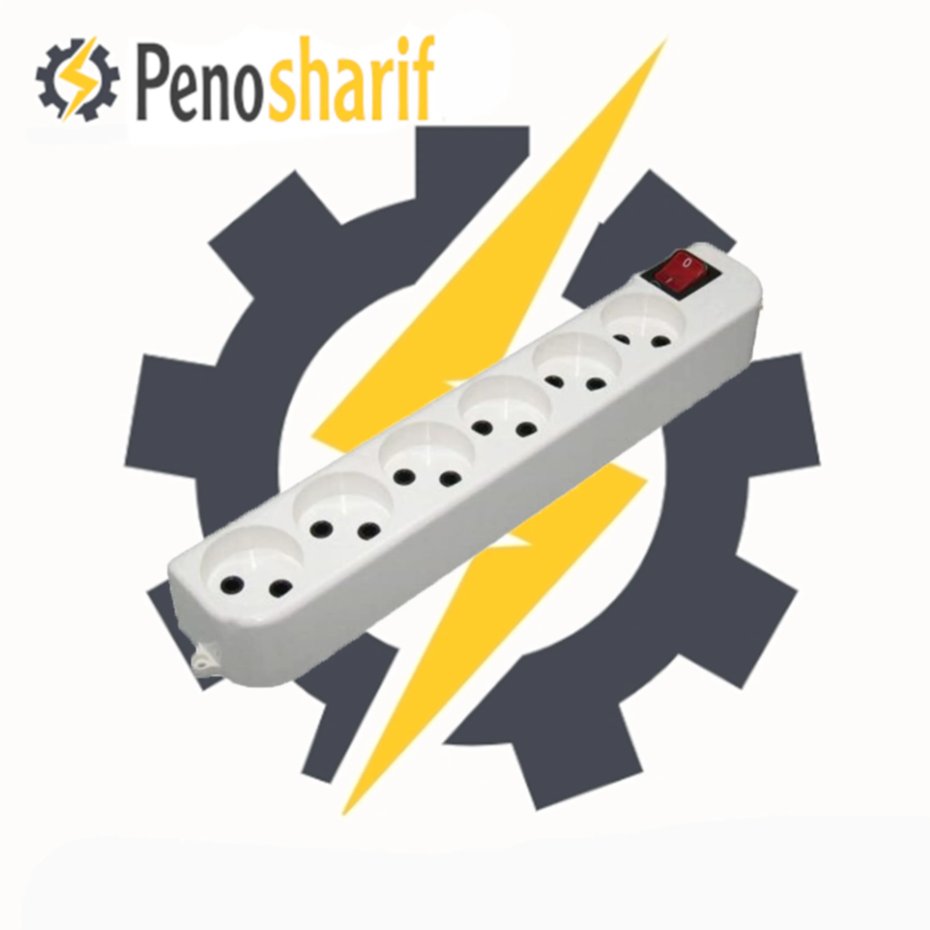 شش راهه استاندارد بدون ارت میکرومکس مدل 6L-2PS