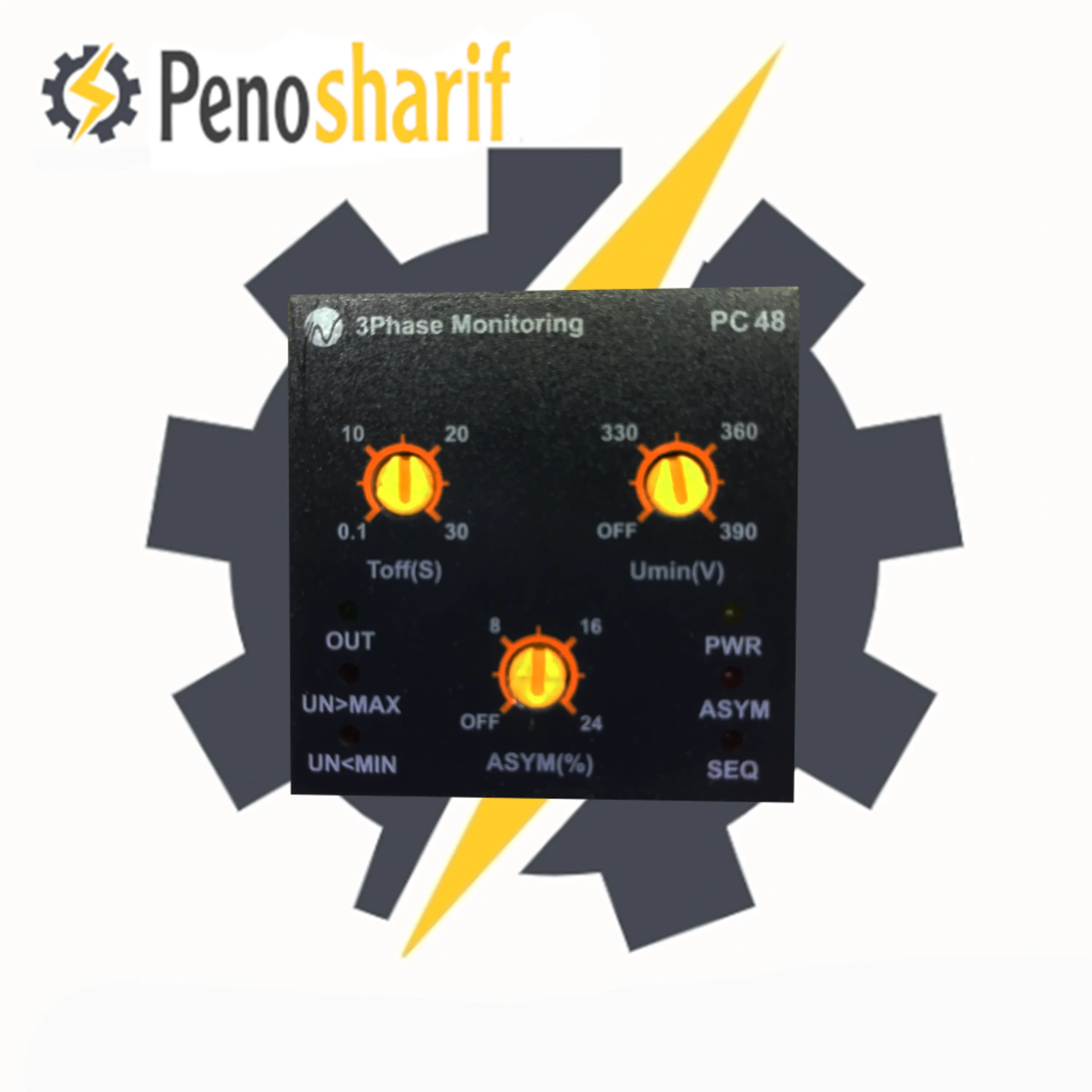 سوپر کنترل فاز سوکتی 48×48 ابزار دقیق شیراز مدل PC48