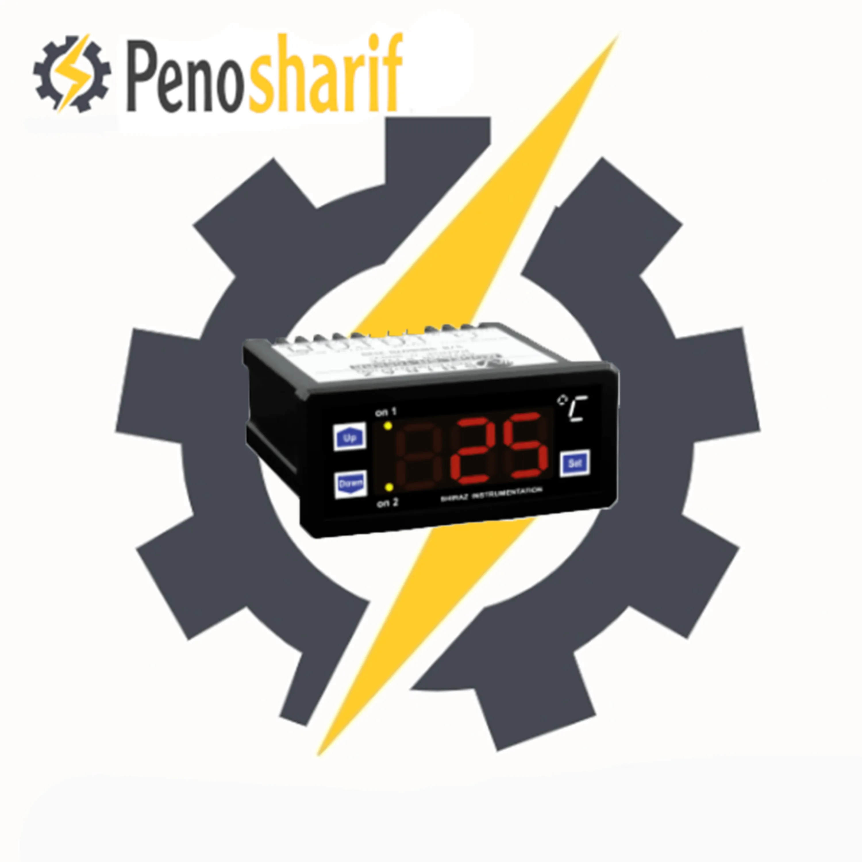 کنترل کننده دما (°900.. 20-) ابزار دقیق شیراز مدل SH105-KRR