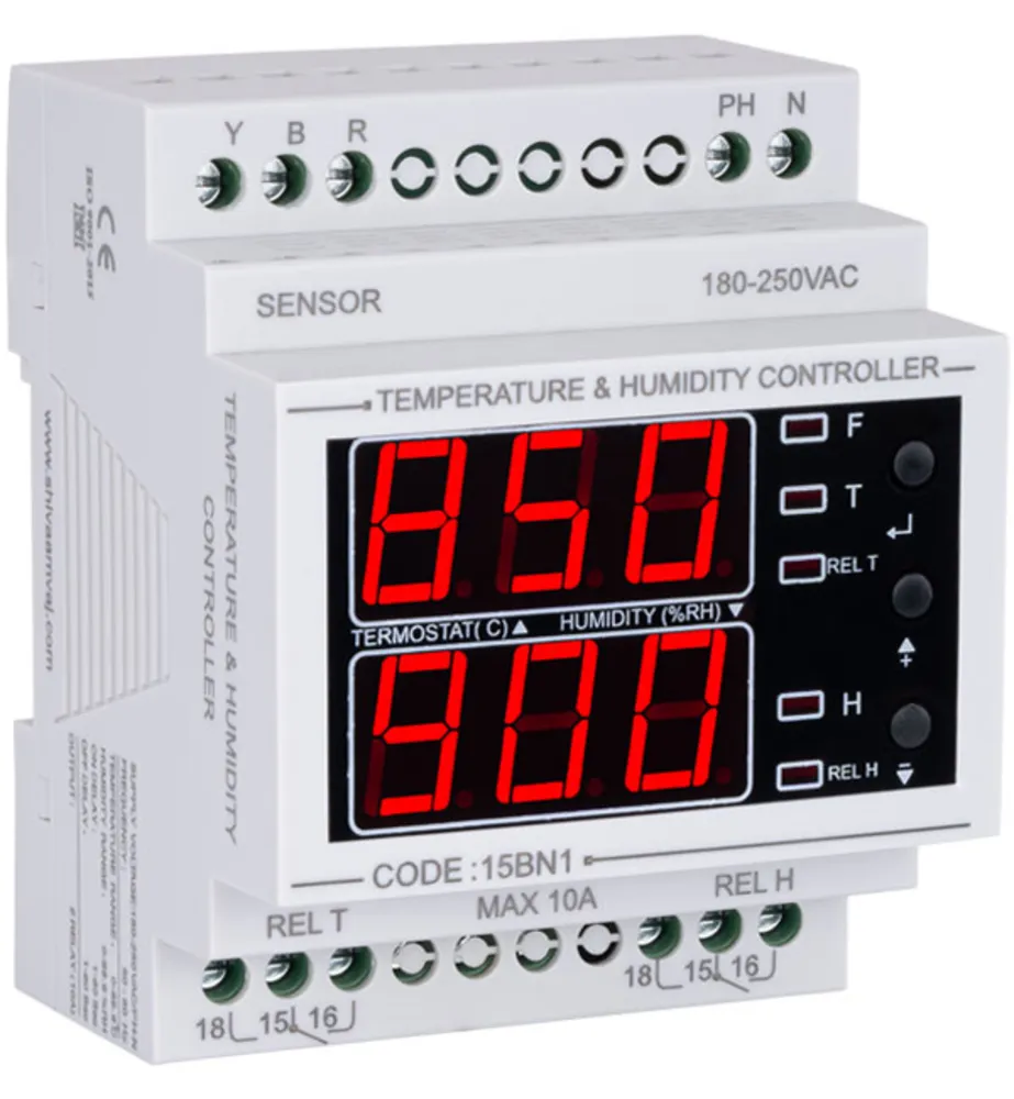 کنترل کننده دما و رطوبت شیوا امواج مدل THBN-100